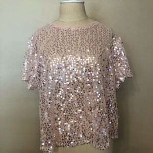 NWT Forever 21+ Sequin Top